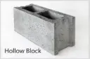 Concrete Hollow BlocK ( 400 * 200 ) mm-(trip)