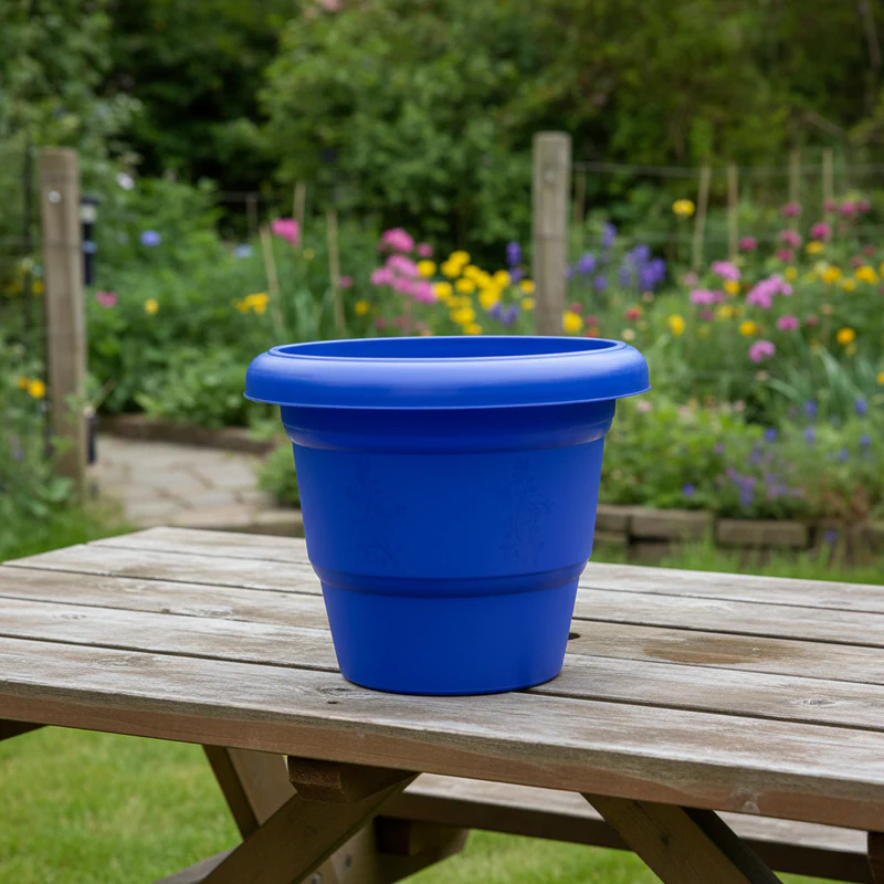 وعاء بلاستيكي ملون (15 × 20 سم)